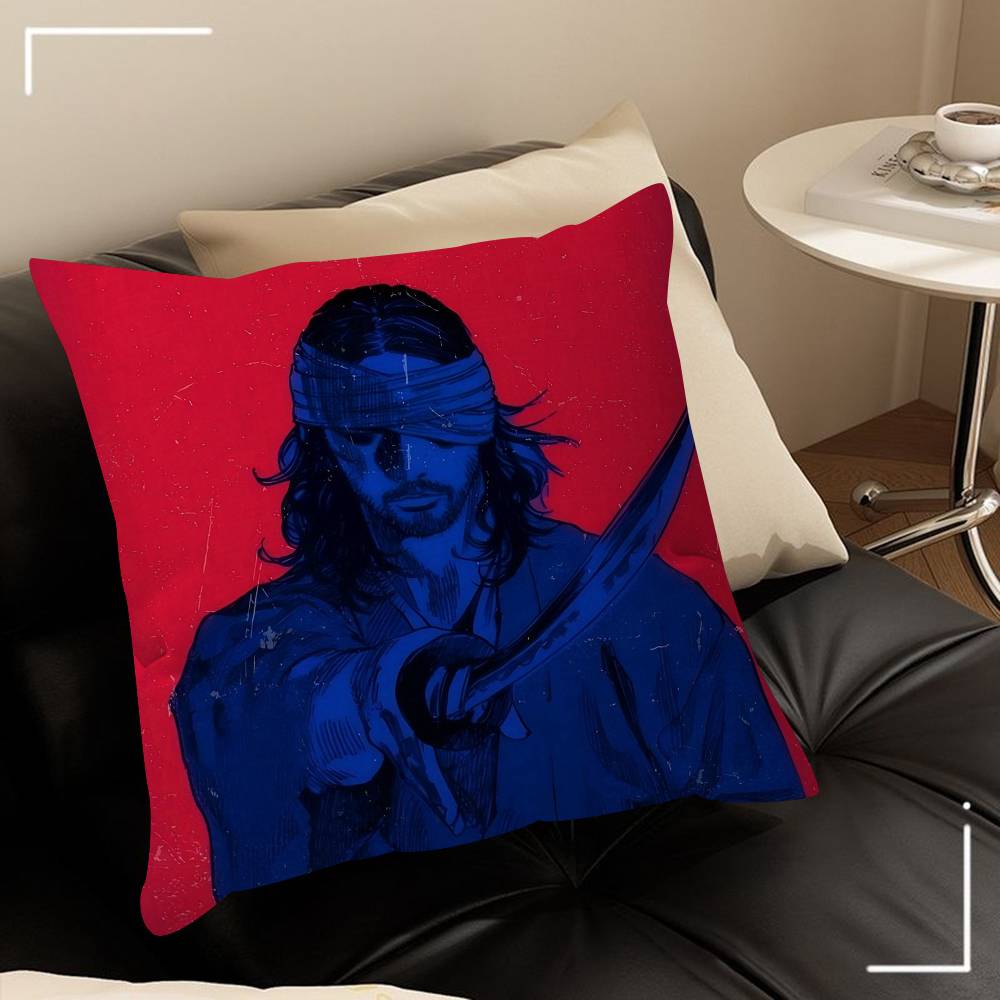 Vagabond Manga Pillowcase Toon Gift Cushion Cover Bedroom Home Sofa Chair Seat Decor Pillow Case