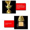 Golden Plastic Winners Award Cup Victory Cups Trophies Award Cup Ideal For School Sports Day And Community Tournaments