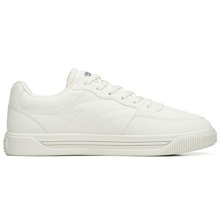 Anta Lifestyle Series Non-Slip Wear-Resistant Low-Top Skate Shoes Men Sneakers White Black 112238063-1