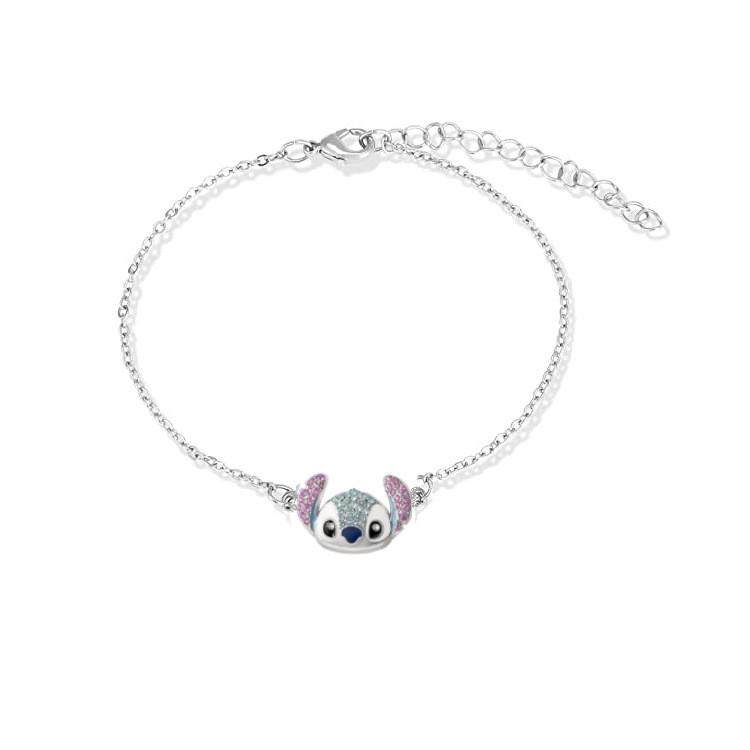 

Whimsical Sparkling Cartoon Drip Oil Jewelry Set With Lovely Necklace Bracelet And Earrings For Fashionable Gift Giving Bracelet