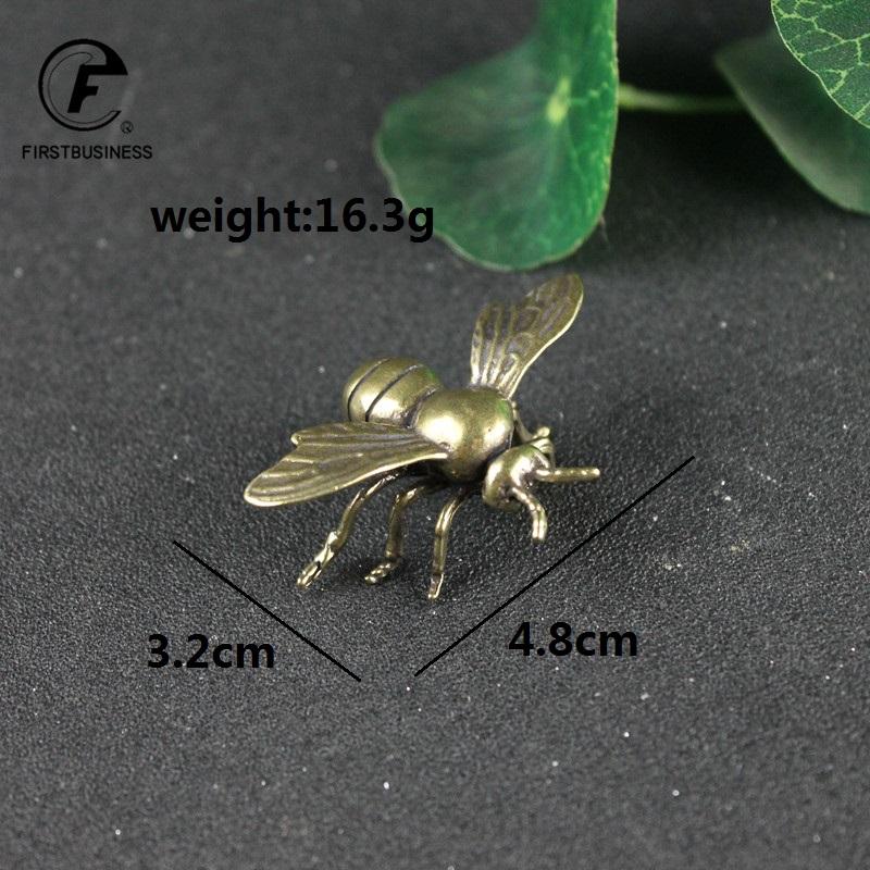 Soild Brass Cricket Figurines Miniatures Desktop Ornaments Tricky Spoof Insect Toy Retro Animal Small Statue Crafts Decorations