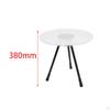 Portable Round Table Collapsible Stable Multifunctional Furniture Durable Three Legged Retractable