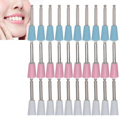 Frese per lucidatura dentale da 10 pezzi Frese per lucidatura dentale a bassa velocità Set di punte da trapano a forma di tazza