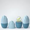 12*6.5*4.7cm Face Massager Ice Roller Tray Beauty Eyes Silicone Ice Roller Natural Skin Care Cooling Eliminating Reusable