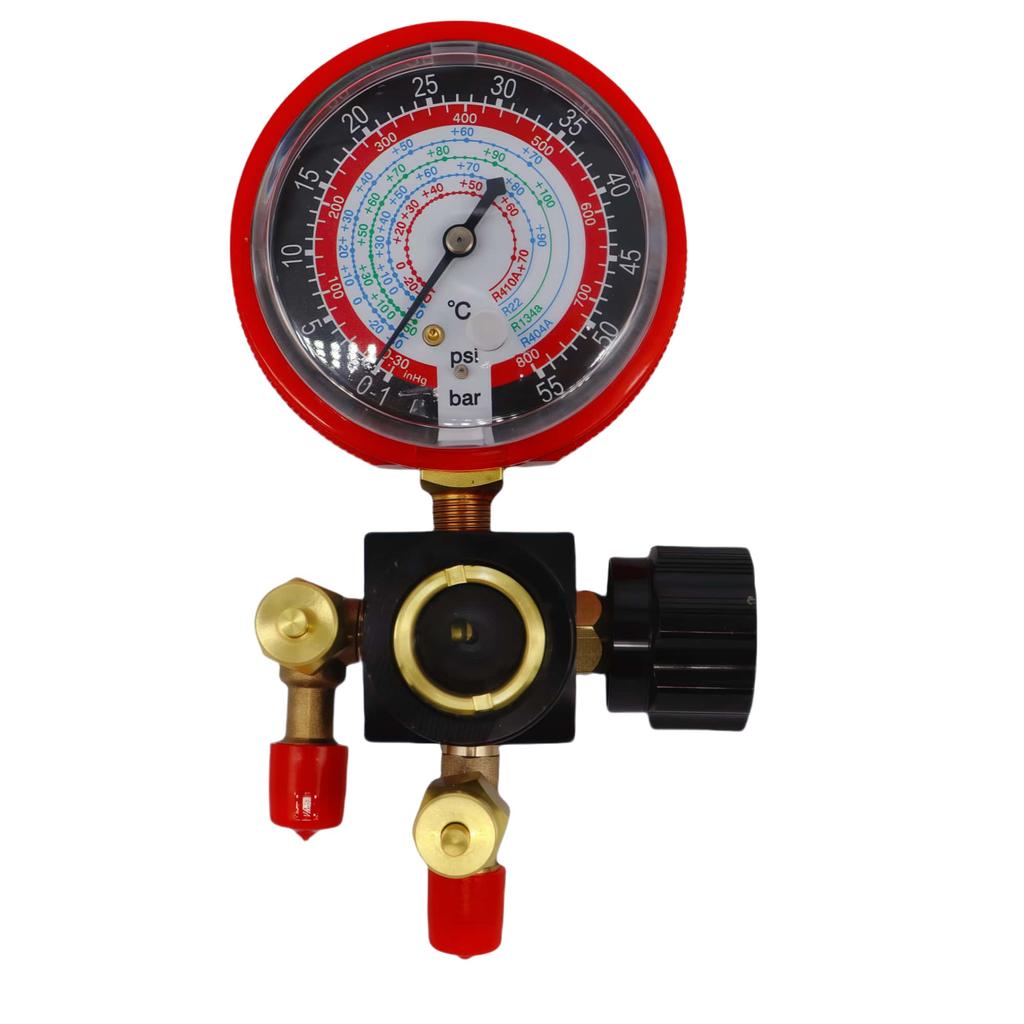 500-800psi pressure gauge, suitable for refrigerant pressure gauges of R410A, R22, R134A and R404A refrigeration systems