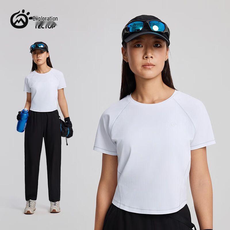 TECTOP Women s Quick-Dry UV Protection Training T-Shirt S