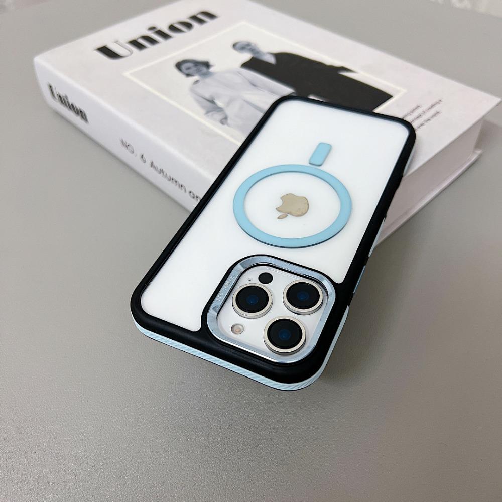 

Upscale Luxury MagSafe Magnetic Adsorption Wireless Charge Color Clear Case For iPhone 16 15 14 13 12 11 ProMax Plus Phone Cover For iPhone 16