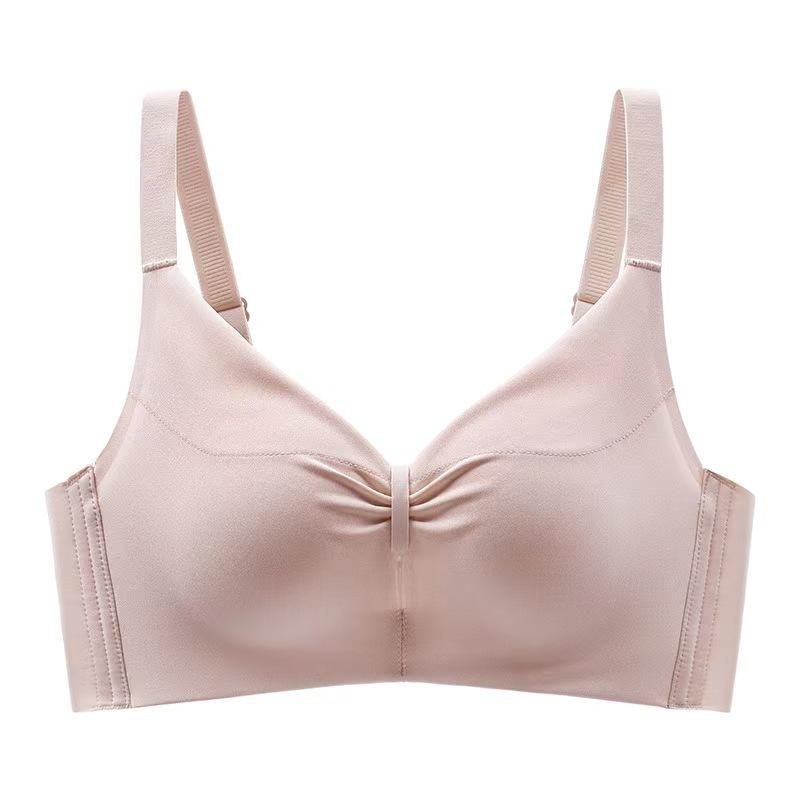 Adjustable Seamless Bra for Small Breasts Push-up Bra Wire-free A-cup Shaping Side Boob Reduction and Lift
