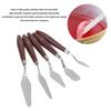 5 Pcs Wax Spatulas Multifunction Cake Icing Spatula Mixing Scraper For Decorating Baking