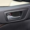 Carbon Fiber Car Inner Door Handle Bowl Frame Cover For Toyota Highlander 15-18
