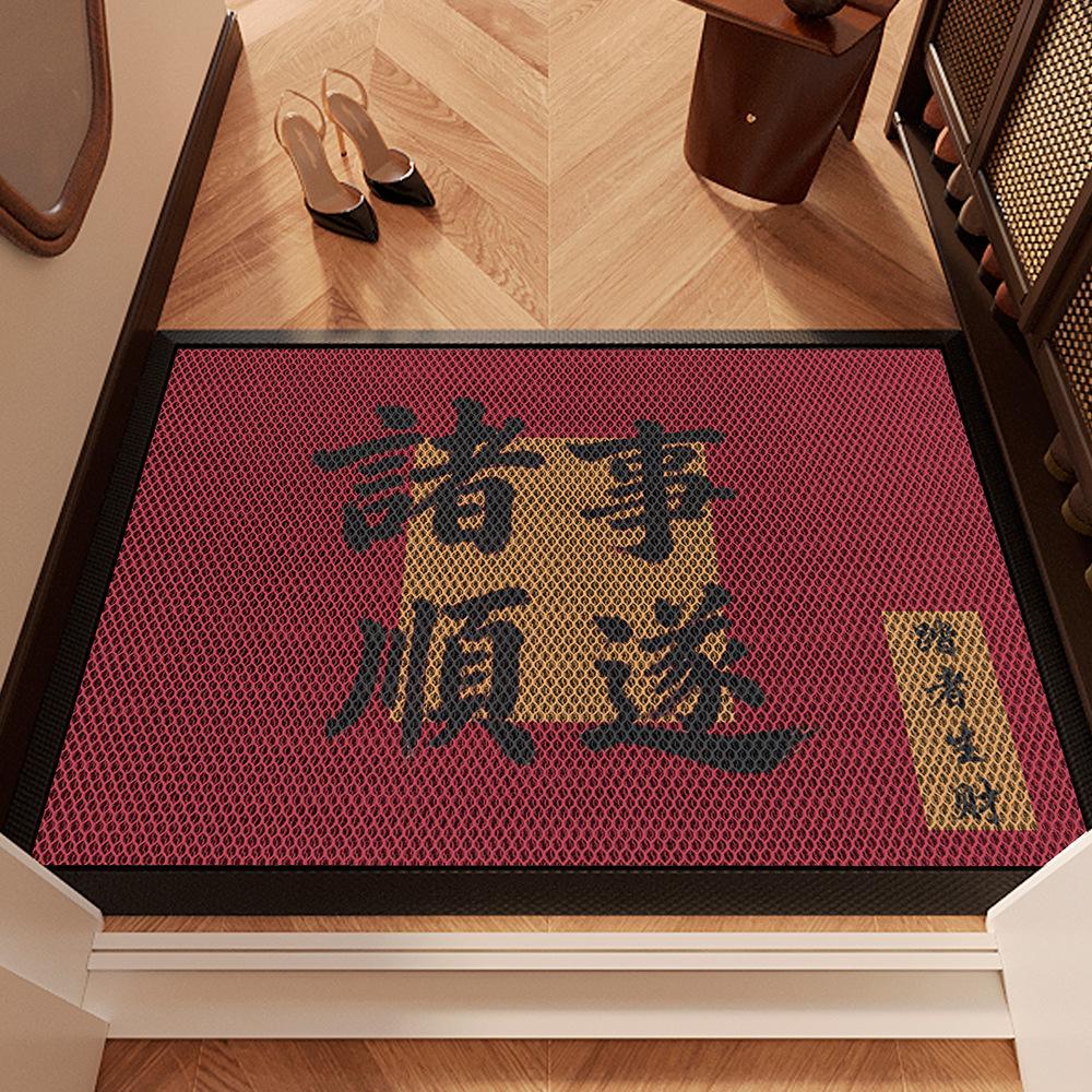 High Elasticity Anti-Slip Entrance Door Mat - Dirt & Dust Resistant, Easy Care Carpet for Hallway