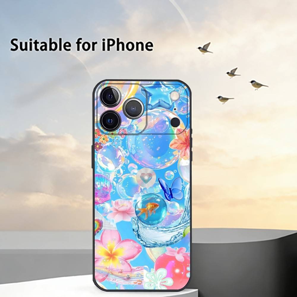 

Цвет Frutiger Aero A-Art Чехол для телефона Силиконовый Мягкий Для IPhone 17 16 15 14 13 12 11 X XR Plus Pro Max Plus iPhone13PROMAX
