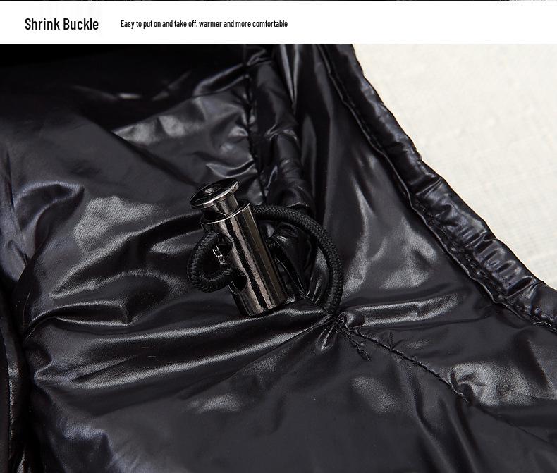 2025 Mengjia Unisex Glänzende Daunenjacke, Winter Warm, Verdickt für Paare