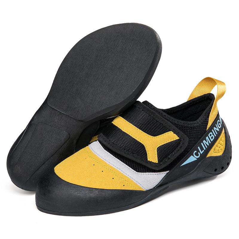 Climbing Shoes Indoor Training Shoes Bouldering Buckle Professional Male and Female Teenagers Beginner Competitive Climbing Shoes Customization