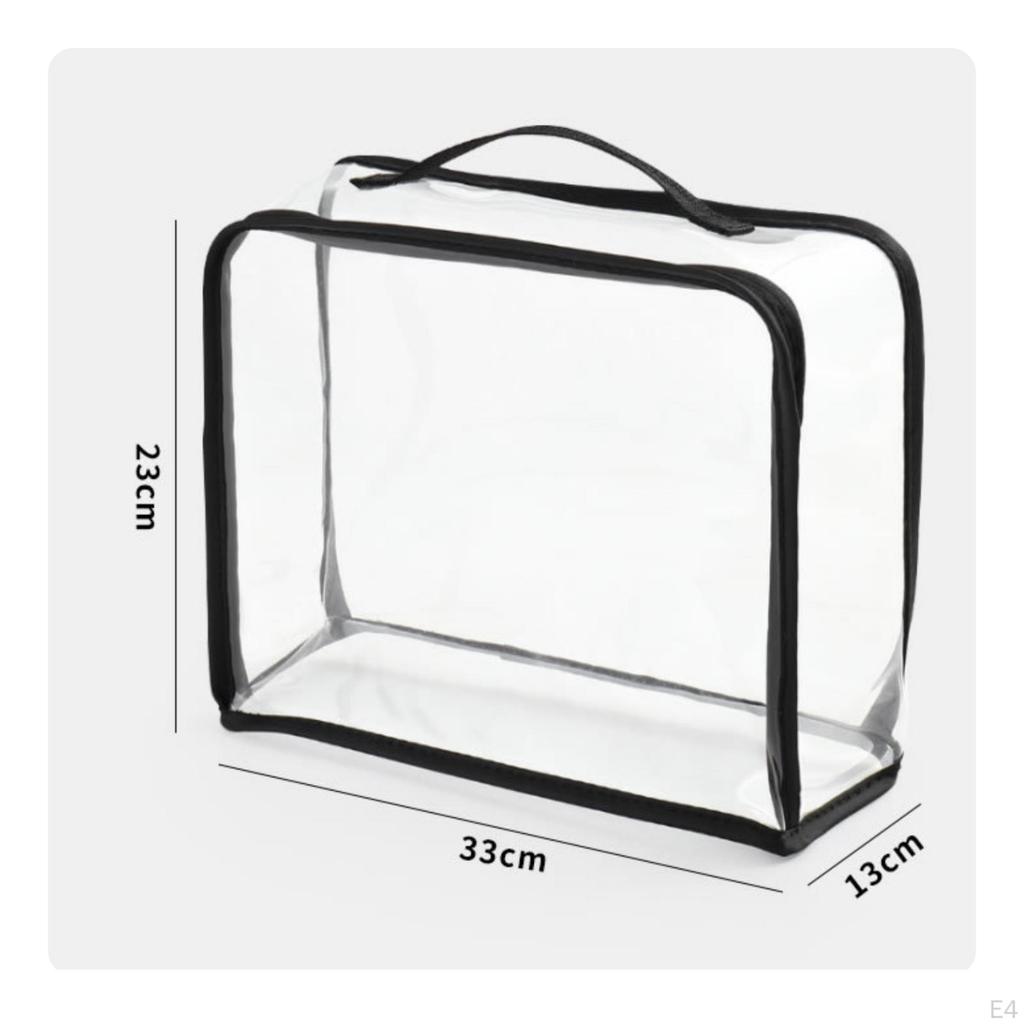 Handbag Storage Cover Transparent with Zipper Clear Purse Protector