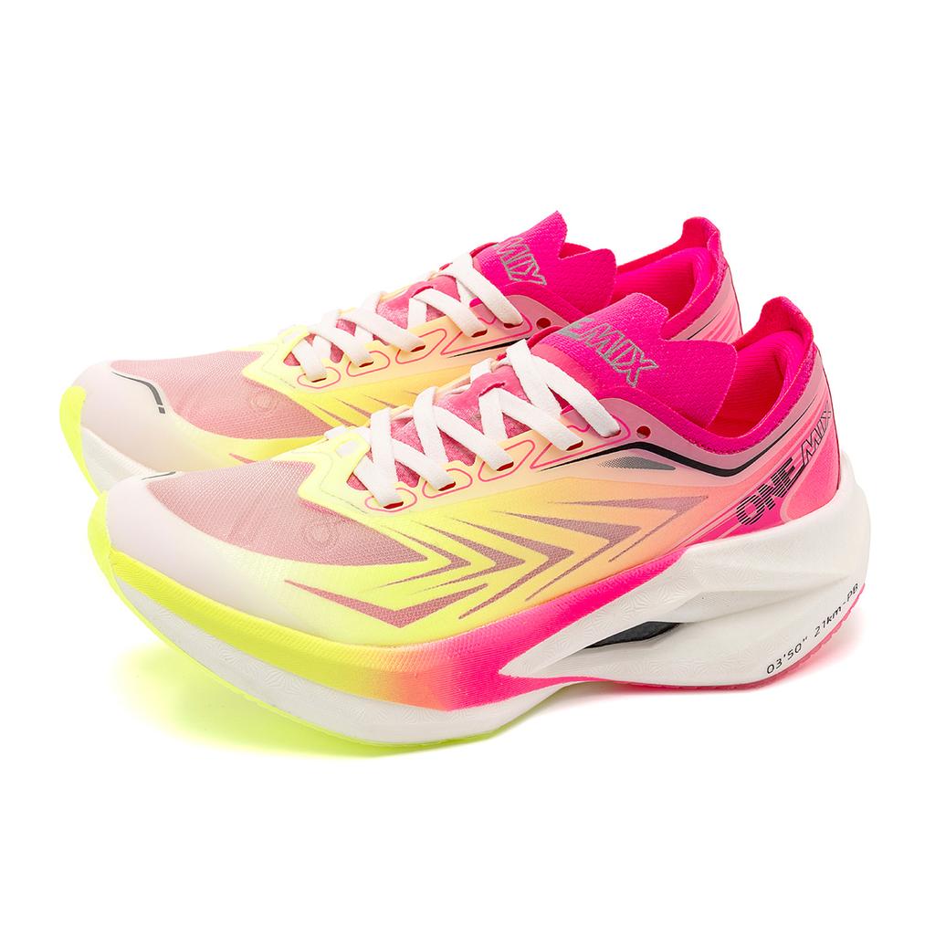 ONEMIX 2025 Nuevos Zapatos Profesionales para Correr Maratón con Tabla de Carbono Completa en la Palma, Absorción de Impactos Transpirables Elásticos Zapatos Deportivos para Hombre