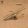 Pure Copper Kingfisher Tea Needle Statue Desk Decoration Ornament Antique Woodpecker Bird Miniature Figurines Incense Burner