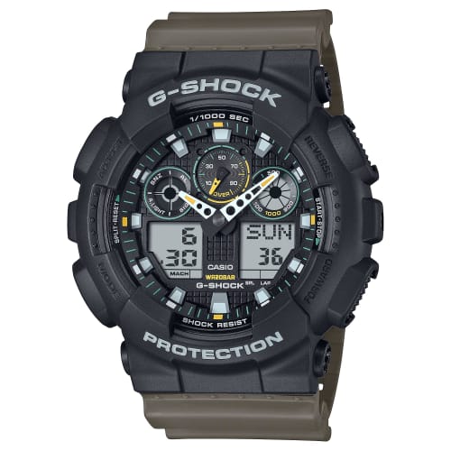

Мужские часы Casio G-Shock GA-100TU-1A3, Модель для зарубежного рынка