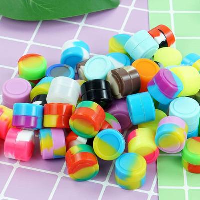 50/20/10Pcs Silicone Containers Non-stick Multi-use Storage Jars Microwave Freezer Safe Elastic Silicone Storage Container