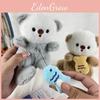 Adorable Soft Plush Otter Keychain Cute Animal Design For Kids Backpack Accessory