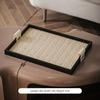 Light Luxury Storage Trays Entrance Hall Key Storage Plate Simple Modern Organize Tray Dressing Table Jewelry Organize Plate