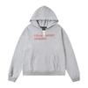 Mens Oversized Streetwear Hoodie With Distressed Zipper Graphic Print Cotton Long Sleeve Pullover Casual Wear