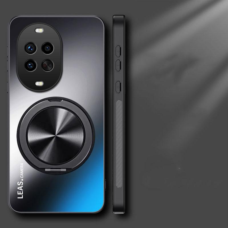 Matte Magnetic Holder Case For Huawei Nova 14 Ultra 13i 12i 11i Nova 13 Pro 12 SE Shockproof Hard Bumper Stand Cover Shell