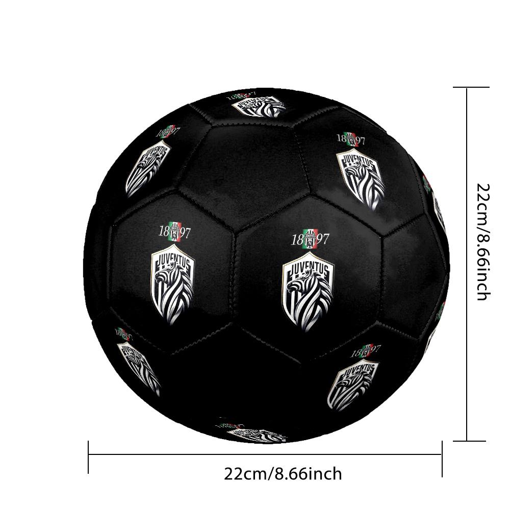 Juventus JJ Soccer Ball Colorful All Ages Machine Stitched PVC Competition Ready Durable High-Bounce.SIZE5