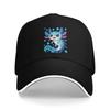 Gorra de Béisbol Kawaii Azul Axolotl Amante del Sol Primavera Clásico Hip Hop Sombreros Para Unisex Unisex Exterior Gimnasio Gorra Snapback