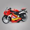 Lights Music Effect Simulation Motorbike Toys Boys Flash Iron Ride Police Motorbike Model Pull Back Inertia Car Children'S Gift
