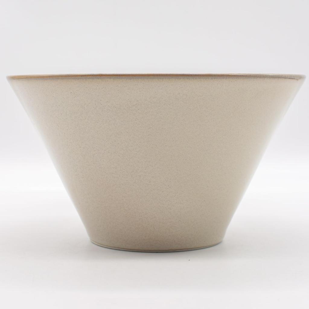 Äkta (riktig) Aito Seisakusho [Naturfärg] Skål, Tallrik, Fat, Porslin, Stor Ramenskål, Cirka 17cm Diameter x 9.4cm Djup, Grå, Mino