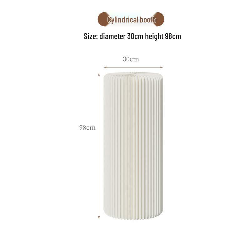Multi-Layer Folding Exhibition Stand & Wedding Aisle Display Rack with Creative Cylinder Design