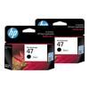 HP 47 Black Original High-Yield Ink Cartridge Twin Pack