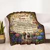 Princess 50th Birthday Celebration Blanket Soft Warm Cozy Suitable for Chair Seaside Livingroom for All Occasions Stylish Decor