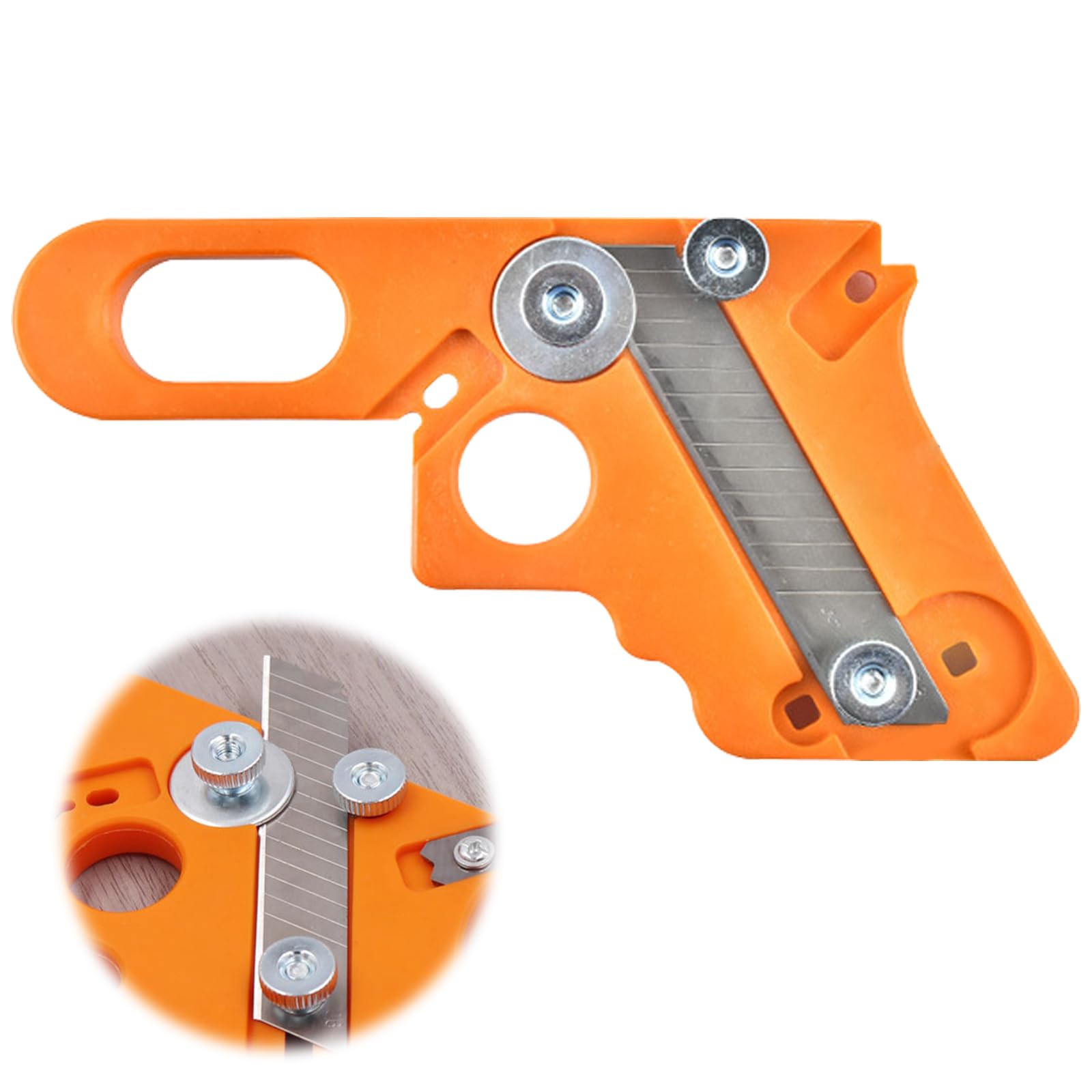 

EsiFare Woodworking Edge Banding Straight Edge Cutter Chamfer Manual Woodworking Edge Treatment with 4 and Manual Woodworking Edge Trimmer Woodworking помаранчевий