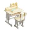 Study Desk Chair Miniature Furniture Model For Kids Early Education Furniture 1/12 Doll House Scene Setting Accessories