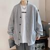 Cardigan Sportivo Casual Monopetto Larga Taglia da Uomo per Primavera e Autunno