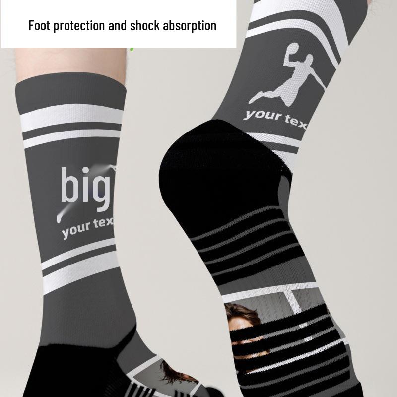 Exclusive DIY Face and Christmas Print Socks – Digital 360° Polyester Design