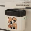 Kitchen trash can household no bending high value wall hanging with cover food waste bathroom large capacity trash special bucket