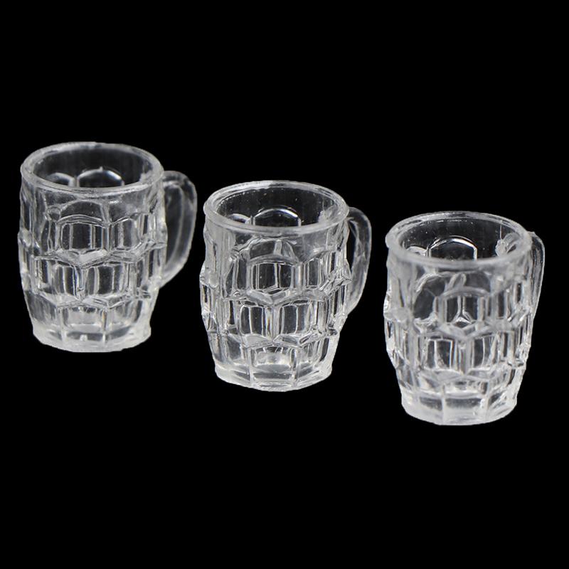1/12 Dollhouse Miniature Beer Mug Mini Drinks Toy for ob11 bjd Decoration New