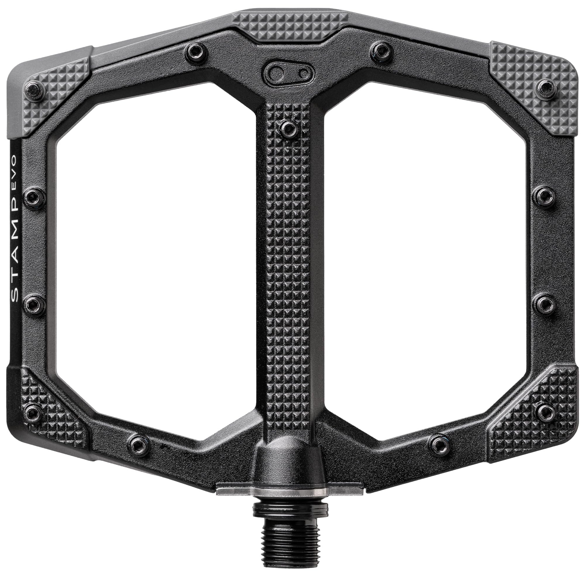 

CRANKBROTHERS Stamp EVO L Bicycle Black Pedals, чёрный