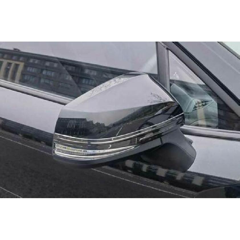 Steel - Chrome Rear View Side Door Mirror Strip For Toyota Corolla Cross