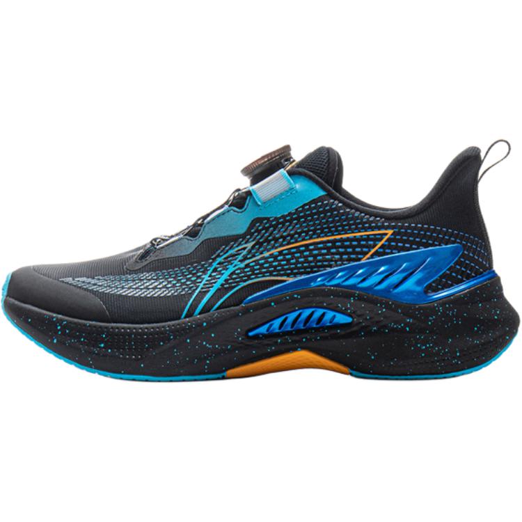 Li Ning Kids Kunpeng 3 Comfortable Versatile Shock Absorbing Durable Rebound Low Top Running Shoes Kids running shoes Black YKFV098-7