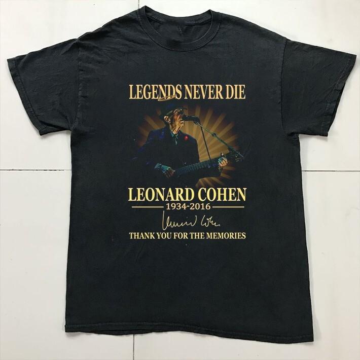 New Leonard Cohen Gift For Christmas Unisex S-5XL Shirt B06_100 Unisex T-Shirt XL