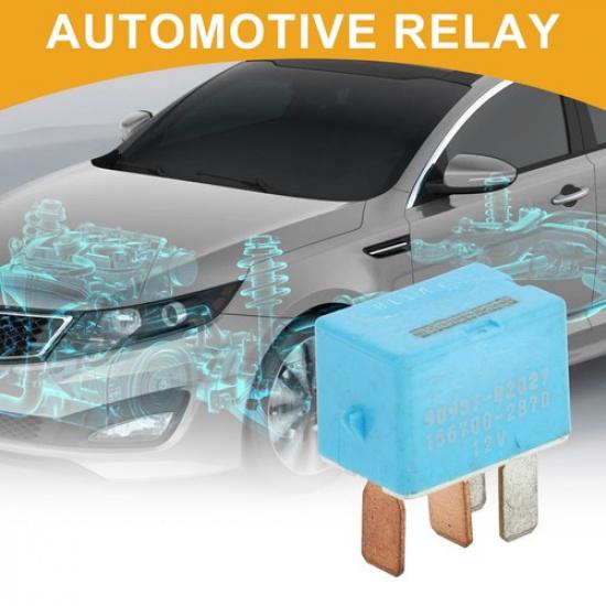 Mehrzweck-Autorelais Nr. 9098702027 12V 4-polig für Toyota Kunststoff Blau