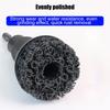 Pulitore per prigionieri ruota Kit di rettifica mozzo ruota Kit di pulizia rettifica freni Rimuovi ruggine Lucidatura Strumento automobilistico per dadi ruota