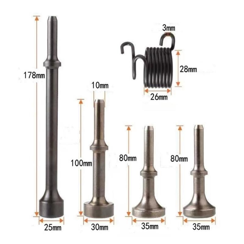 Air Hammer Bits Set Pneumatic Hammer Chisel Bits Air Chisel Bits Air Hammer Punch Chipping Bits Set Air Hammer Repair