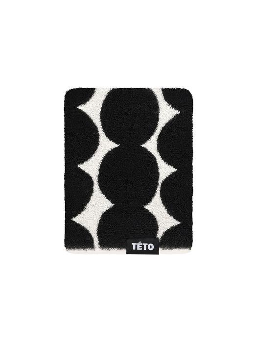 TETO 1P Black Edition Pebble Supima Towel 230g
