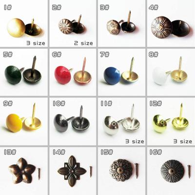 25PCS Upholstery Nails Sofa Tack Studs Pins Jewelry Box Furniture Hardware