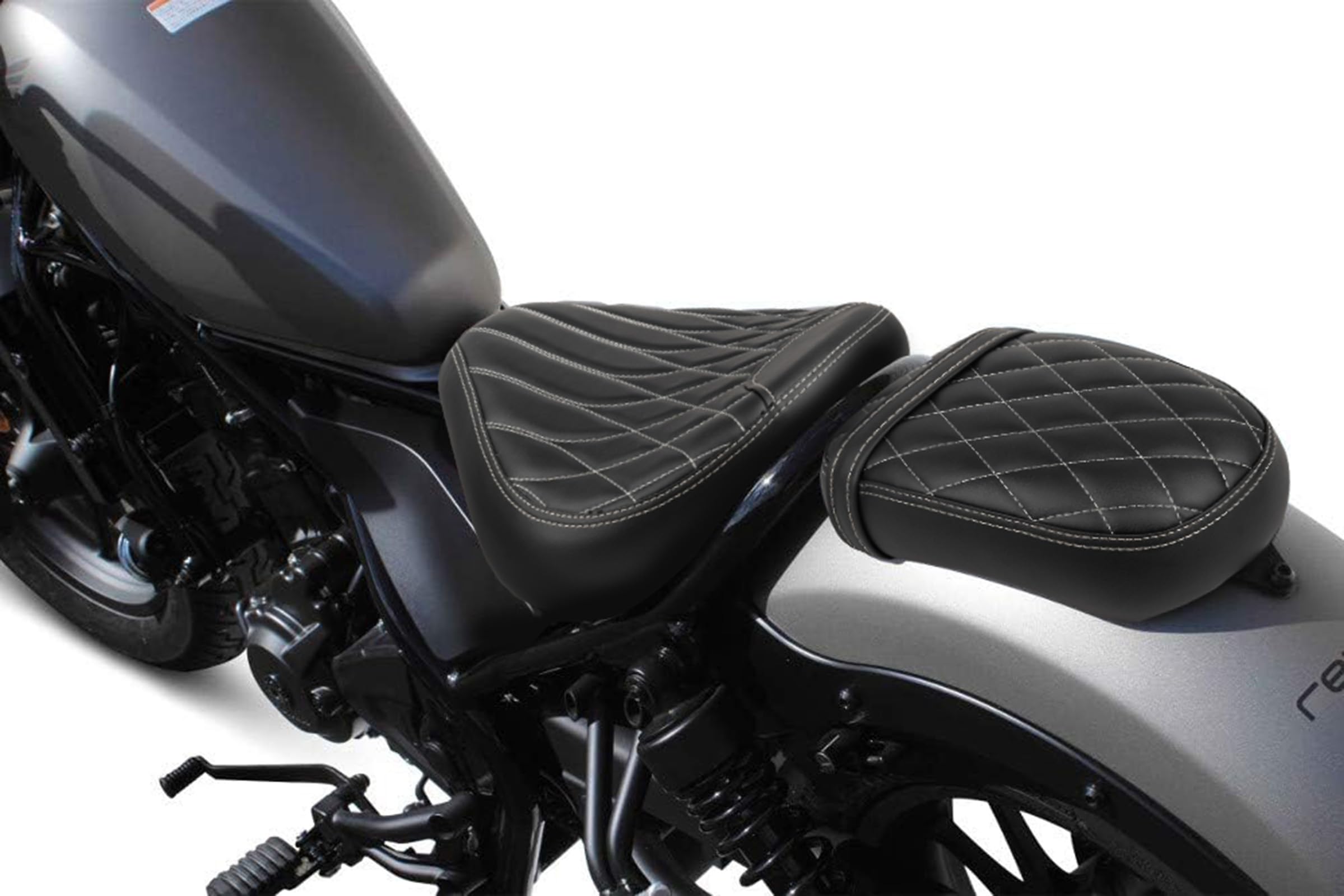 

Entrotech Rear Seat for Honda Rebel 250/500, Vehicle-Specific, Memory Foam, High-Density Cushion (Rear)